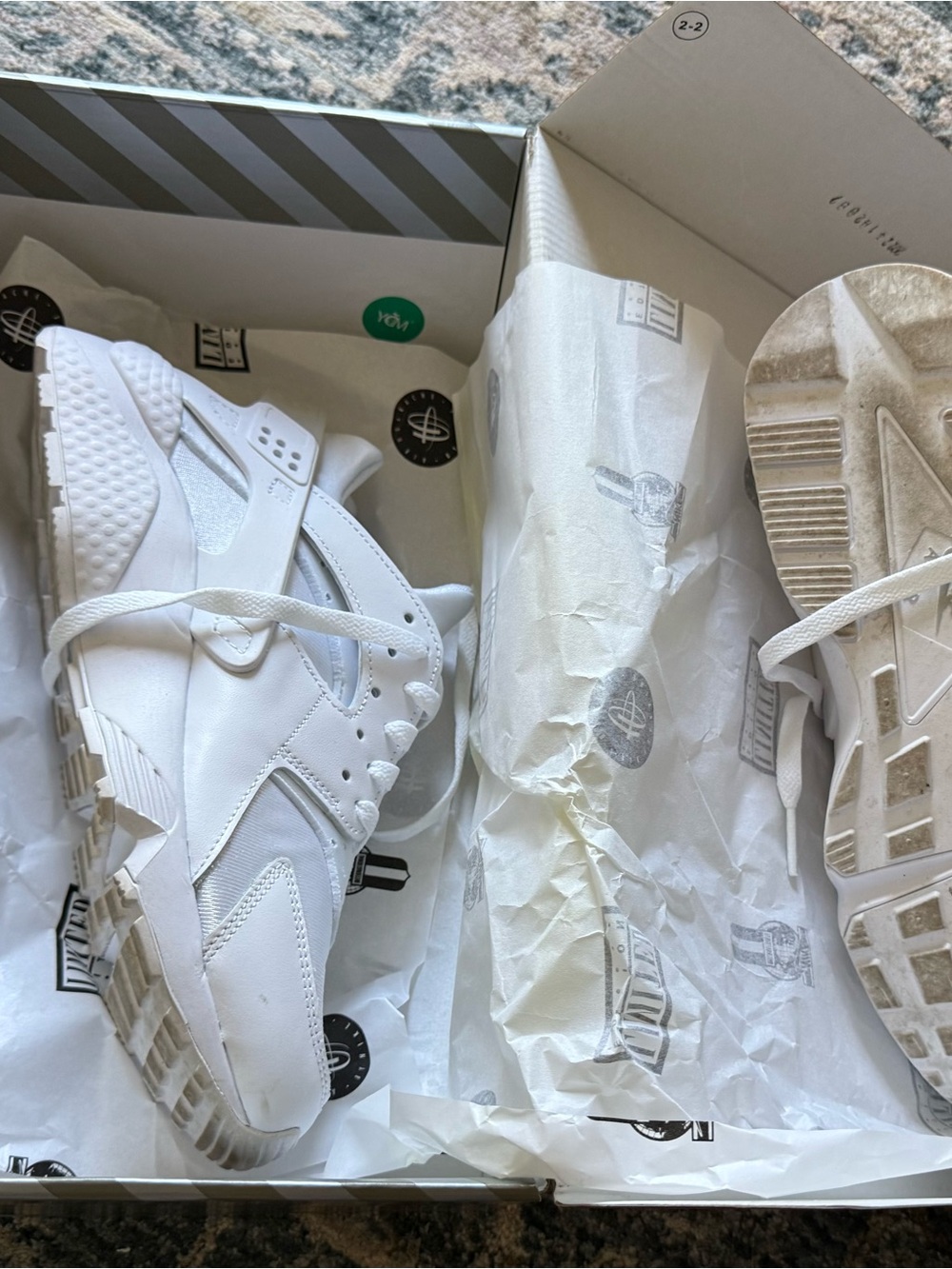 Nike Air Huarache White Pure Platinum